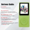 128GB MP3 Player with Bluetooth 5.2, Portable Green Music Player