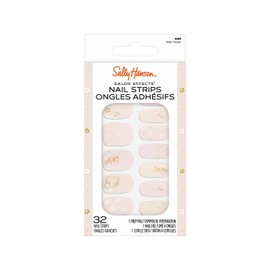 Sally Hansen Salon Effects, Wall Flower​, Nail Strips, No UV Light Needed, No Dry Time, Long-Lasting, Non-Damaging, No Chipping