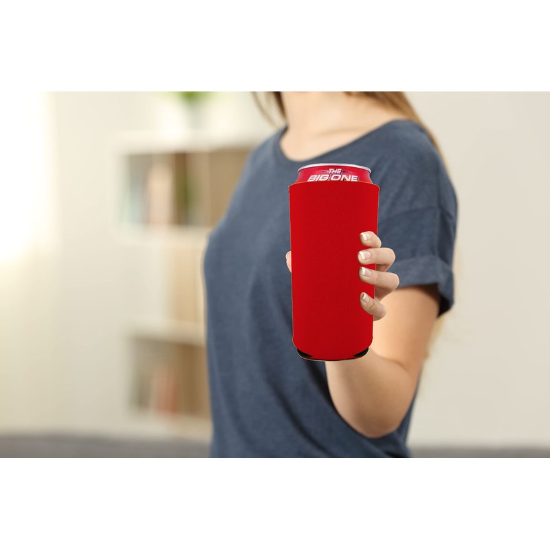 Blank Neoprene 24 oz. Can Coolie (Green Camo)