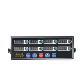 8 Channel Kitchen Timers for Cooking,Commercial Kitchen Timer Stainless Steel LED Technology Kitchen Timer Digital, Restaurant Kitchen Supplies,Reminder Function, Loud Alarm 110v