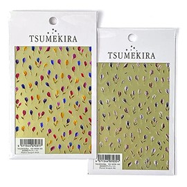 TSUMEKIRA Nail Seal, MOMO Produce 1, Flower Bouquet Fresh & Dry, Set of 2