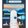 New Voice Remote for Google Chromecast 4k Snow TV, G9N9N