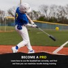 JUJINGYANG Baseball Softball Swing Trainer Bat, Baseball Hitting Trainer with