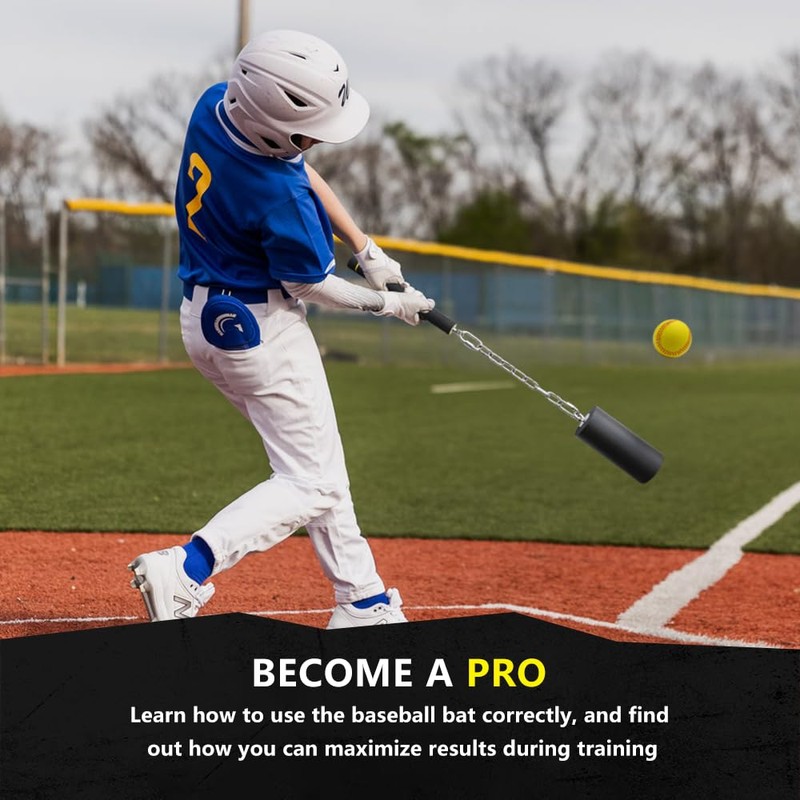 JUJINGYANG Baseball Softball Swing Trainer Bat, Baseball Hitting Trainer with