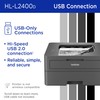 Brother Brother HL-L2400D Compact Monochrome Laser Printer with Duplex Printing, USB Required (Cable not Included), Black & White Output