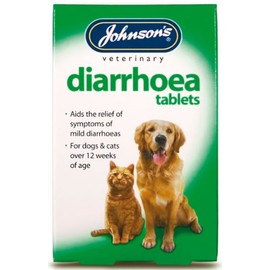 Diarrhoea Tablets for Dogs 12 Tablets - Johnsons (TP)(JDT)