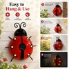 Solar Ladybug Light for Outdoor Decor – IP65 Metal Hanging