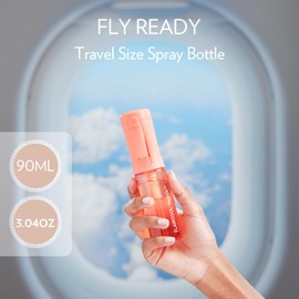 FLAIROSOL MyStyle, Spray Bottle for Hair- 3 Pack Small Travel Spray Bottle, Ultra Fine Continuous Water Mist for Face, Hairstyling, Salon, Cleaning, Beauty, Toners, Hydration & Makeup, 3.04oz / 90ml