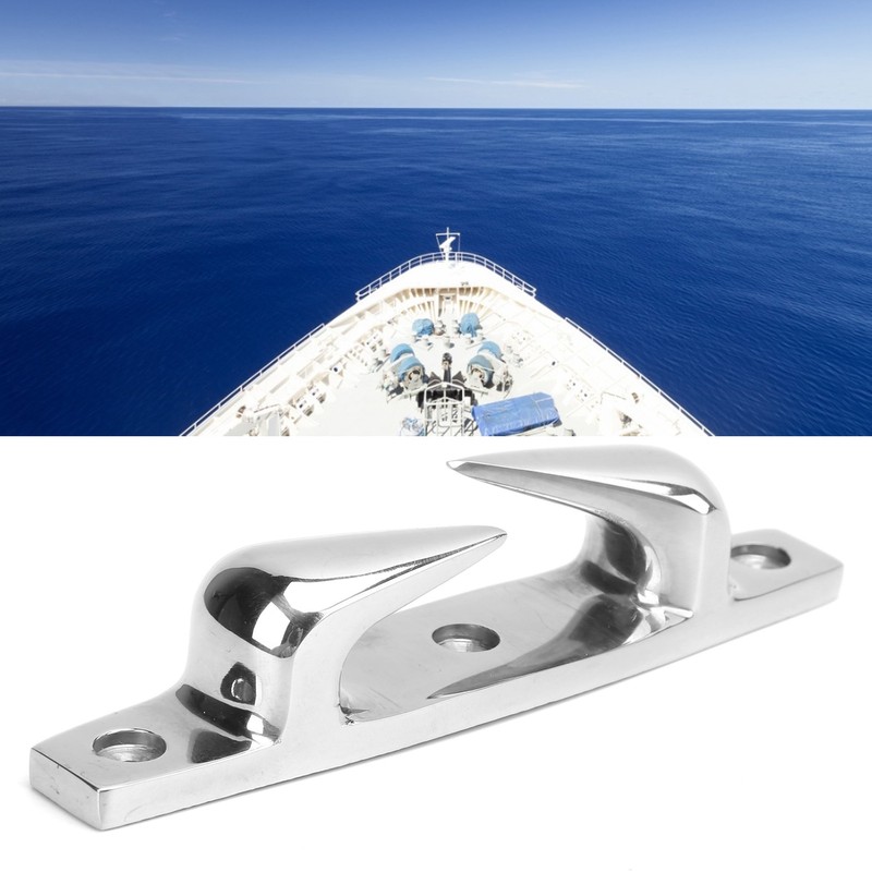 118mm/4.6in Bow Chock Stainless Steel Hollow Fairlead Anchoring Mooring Cleats