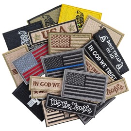 American Flag Patches Patches Pack, Tactacil Morale Patches Set Hool&Loop Fasten for Caps, Bags, Backpacks, Uniform, Vest and Tactical Gears