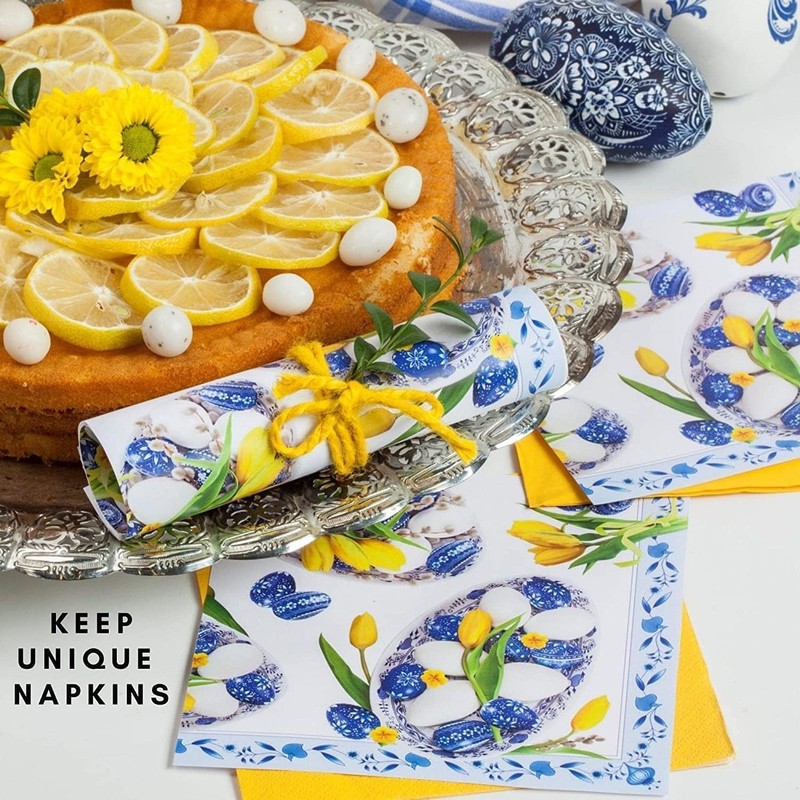 Keep Unique 20-ct 13x13 Animal Birds Paper Luncheon Decoupage Napkins,