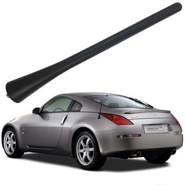 MINILAOMA 7 Inch Rubber Antenna for Nissan 350Z (2003-2008), Nissan 370Z (2009-2019) AM/FM Radio Short Antenna Replacement