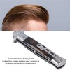 Switchblade Oil Hair Comb Stainless Steel Automatic Spring Folding Comb