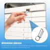 Sgphrzlt 8 Set Blind Wand Replacement Hook and Sleeve, Tilt