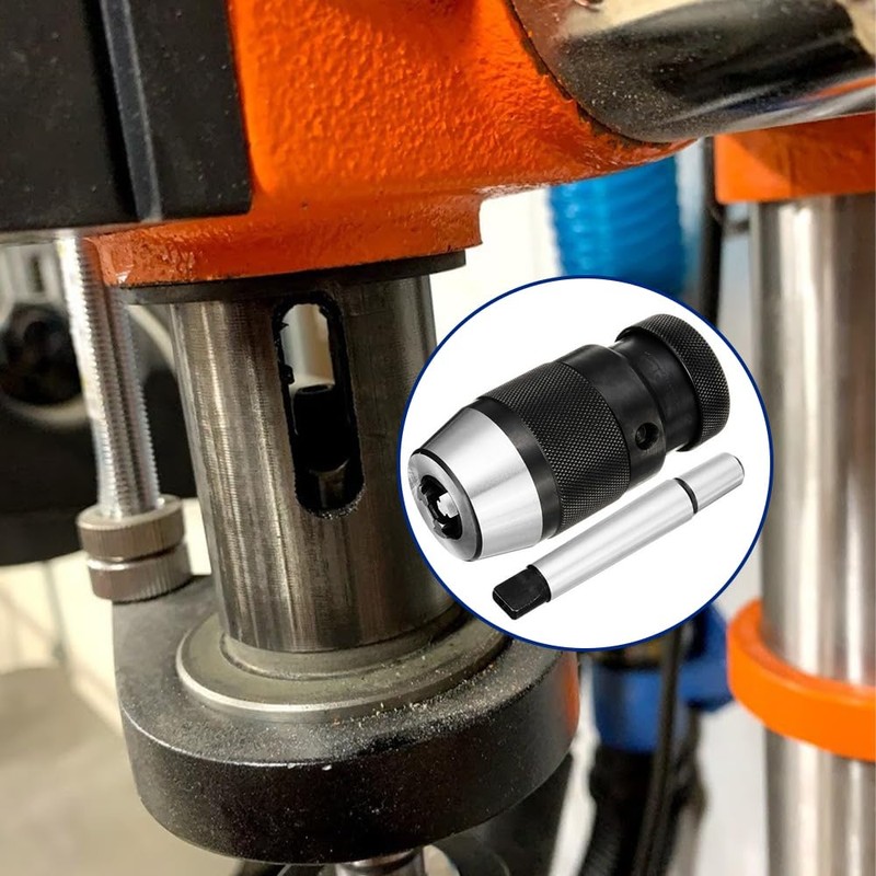 ATNVIDSG Keyless Drill Chuck MT4 Morse Taper Mount,Lathe Milling and