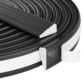 GCJUYA 196” Wedge-Shape Foam Window Weather Stripping Door Seal Strip