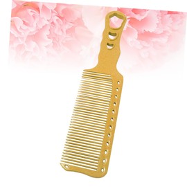 Baluue Hair Cutting Comb Lightweight Resin Hair Shearing Tool for Men and Women Salon Accessory and Trimming Yellow