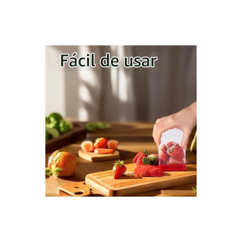 Cortador de Frutas y Verduras, Picador de Alimentos con Tabla
