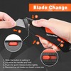 ValueMax 2-Pack Box Cutter Knife, Self-Retracting 3-Position Locking Blade, Safety