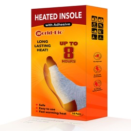 Foot Toe Warmer Insoles Up to 8 Hours Heating Time Disposable Heated Air Activated Warm Pad for Winter Hiking, Skiing, Outdoor Activities, Fishing, Hu