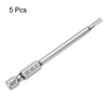 sourcing map 5pcs Hex Head Wrench Drill Bit 3mm (H3)