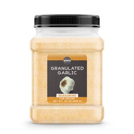 Birch & Meadow Granulated Garlic, 20 oz, Ground & Dried Garlic Cloves, Versatile & Flavorful