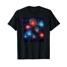 Colorful fireworks costume for boys and girls T-Shirt