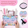 20 Pcs Inspirational Gifts Makeup Bags Bulk Mirrors, Bible