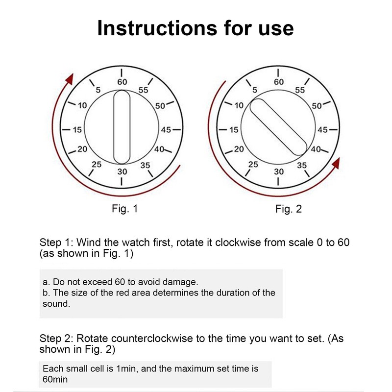9 Inch Kitchen Timer Wall Clock Multifunction Innovative Precise Time