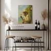 Monkey Cocktail Wall Art – Retro Bar Cart Canvas Print,