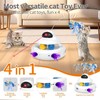 Cat Toy,Interactive 4-in-1 Automatic Cat Toys for Indoor Cats,Electronic Whack