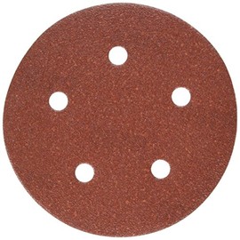 PORTER-CABLE 735501005 5-Inch 100 Grit Five-Hole Hook & Loop Sanding Discs (5-Pack)