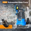 PANRANO Submersible Water Automatic Sump Pump 3/4HP Clean/Dirty Water Removal