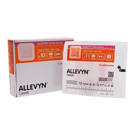 Smith & Nephew Allevyn Gentle Foam Border Dressing Pads (10 pieces) 7.5x7.5cm/3in.x3in