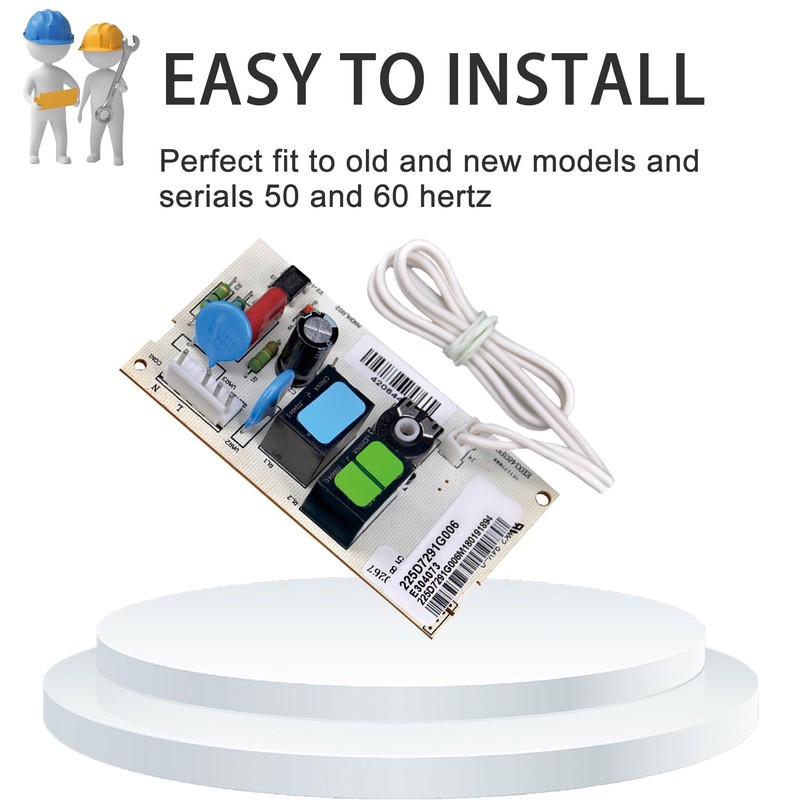 225D7291G006 Control Board, Universal Refrigerator Electronic Control PCB Board