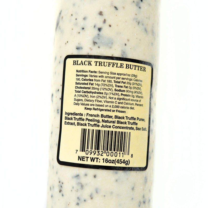 Fresh Black Winter Truffle French Style Butter - 1 lb