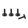 PrecisionGeek Blackened Steel M5 x 20mm, Total lenght 24mm, Knurled