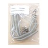 Nobi Wire Slim Holder (Clear) with Hooks, Spiral Cord, Drop