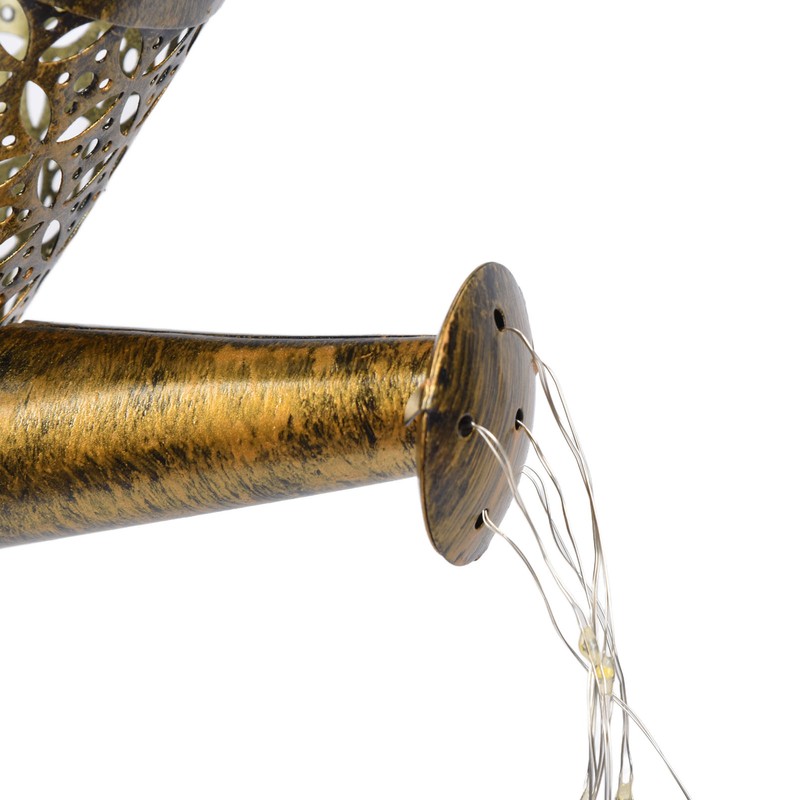 Solar Watering Can Lights Automatic Unique Rust Proof Convenient Retro