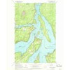 YellowMaps Squaxin Island WA topo map, 1:24000 Scale, 7.5 X