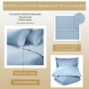Superior Egyptian Cotton 1200 Thread Count Solid 3-Piece Duvet Cover