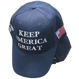 Miami Wholesale Trump Keep America Great Navy Blue Trump 2020 USA Flag Embroidered Cap