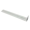 UPVC Plastic Fascia Board Straight Butt Joint White 300mm Square