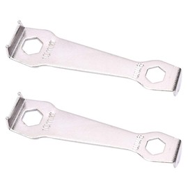 NanlouYue 2 Pcs Chainring Nut Wrench Bike Fixed Wrench Bicycle Repair Tool Bike Wrench Chainring Bolts Wrench (9/10 mm)