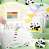 Cute Accordion File with 8 Pocket,Panda Animal Expanding File Folder