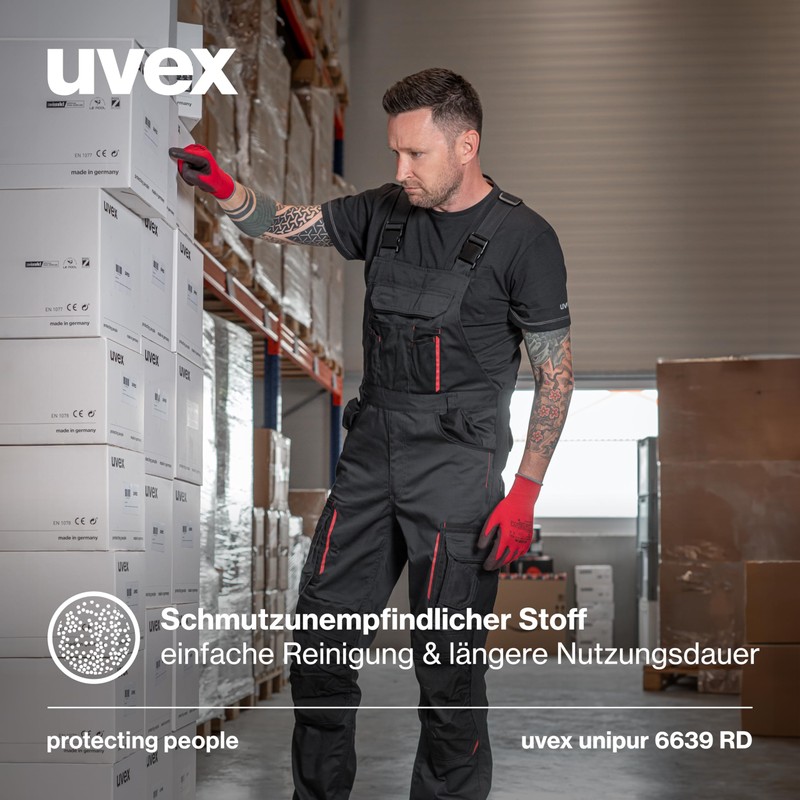 Uvex unipur 6639, 10 pairs - assembly gloves for dry
