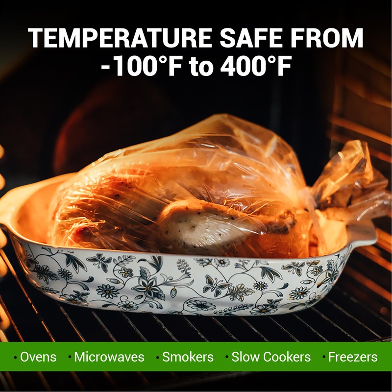 Buddy Bags Co Turkey Oven Bags for Roasting – 100-Pack