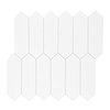 SUNWINGS Backsplash for Kitchen Peel and Stick, Stone Composite Self