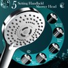 12' Rain Shower Head Combo, High Pressure Rainfall Shower Head