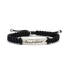 Be Not Afraid Bracelet Silver and Black